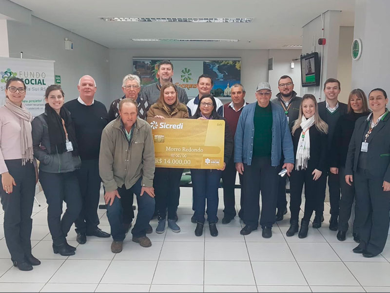 Fundo Social do Sicredi Zona Sul beneficiará seis entidades de Morro Redondo em 2019