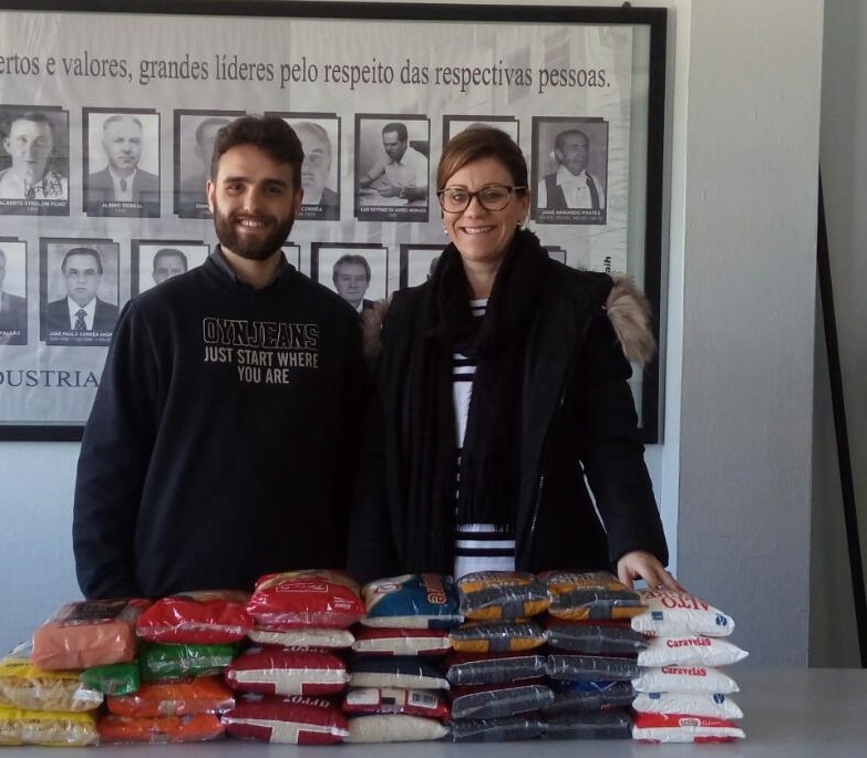 ACI/CDL de São Lourenço do Sul promove entrega de alimentos arrecadados