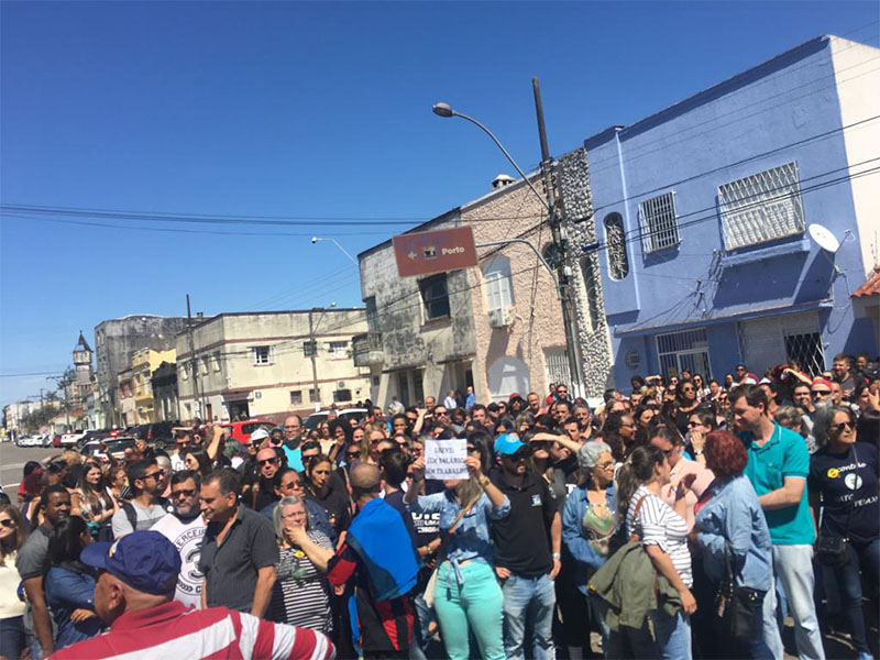 Municipários de Pelotas na expectativa de reunião com prefeita