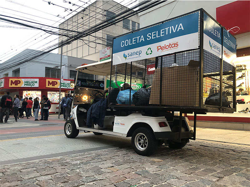 Coleta de lixo é ampliada aos domingos na região central de Pelotas