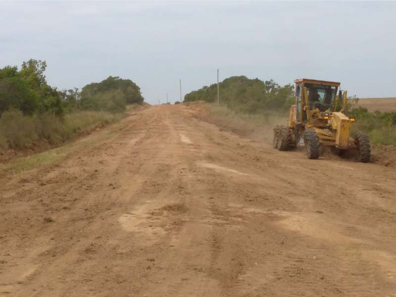 Jaguarão: Trabalho de melhoria em estradas rurais é realizado