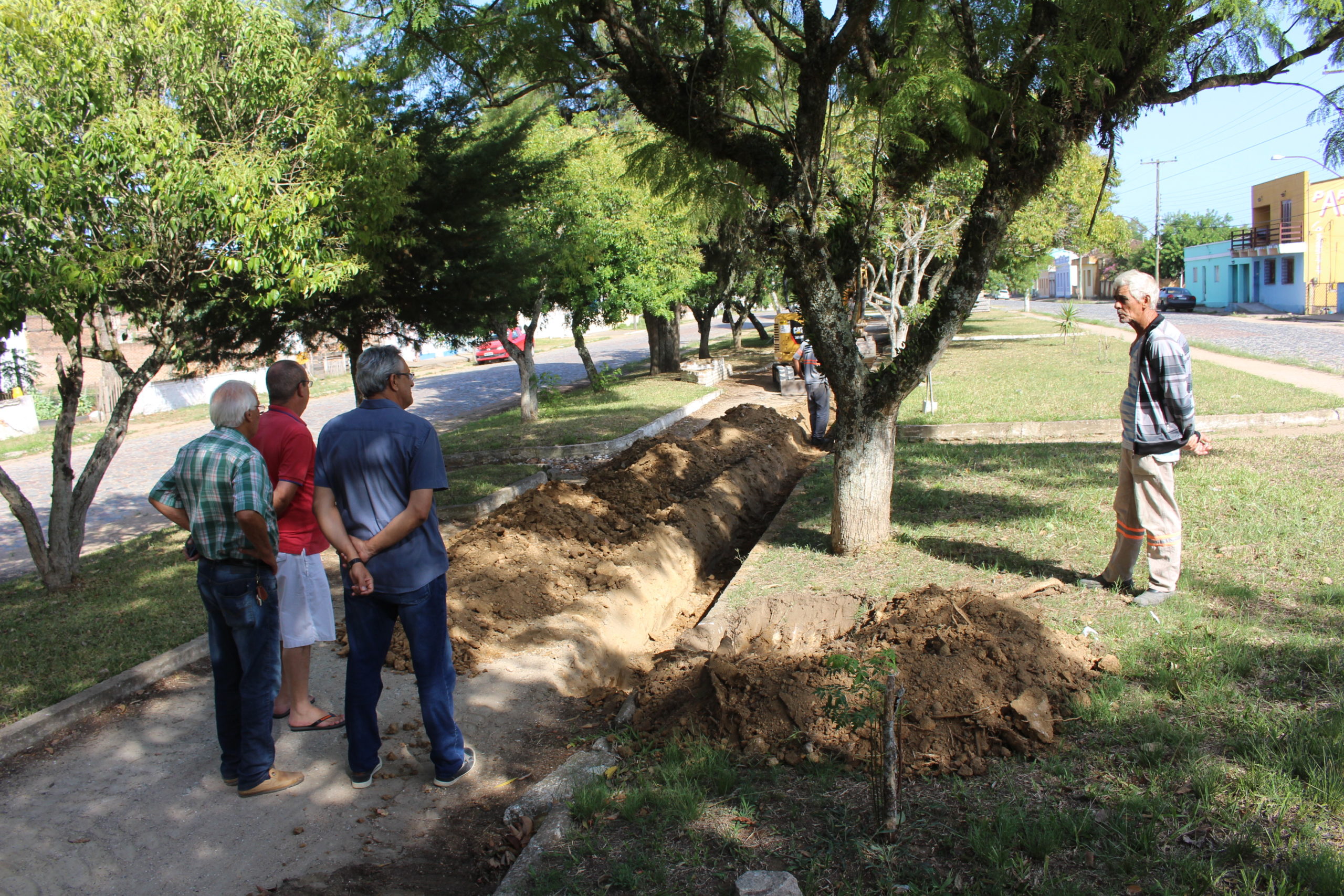 Cerrito: Iniciam obras de revitalização da avenida Flores da Cunha