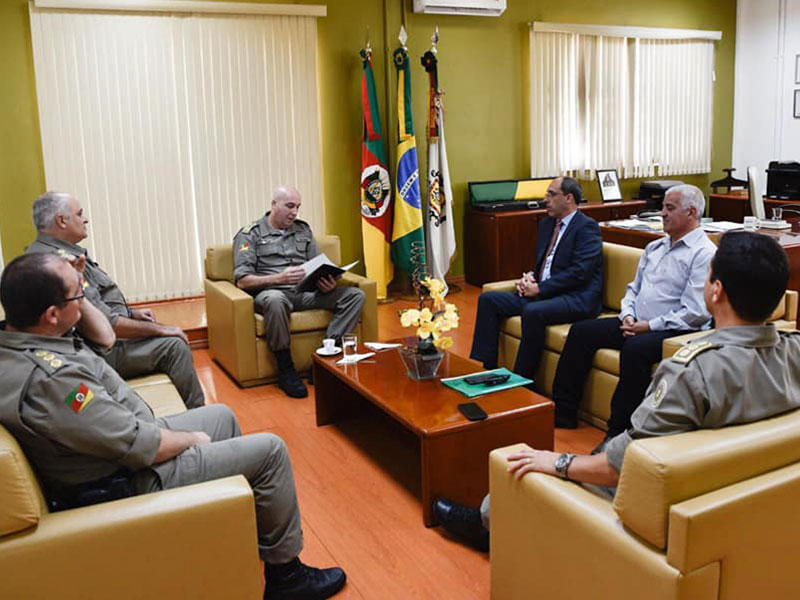 Prefeito de Jaguarão recebe resposta positiva do comando geral da BM