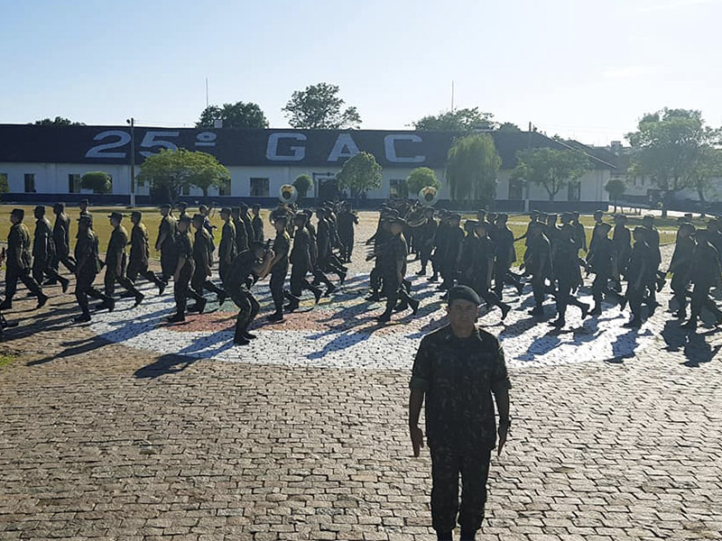 Pinheiro Machado: Realizado ato de incorporação dos novos soldados do 25º Grupo de Artilharia de Campanha