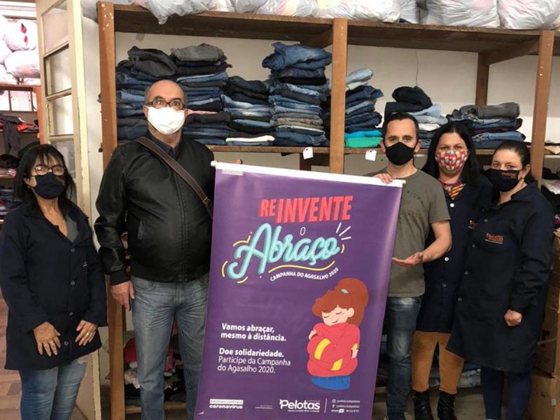 Campanha do agasalho atinge arrecadação de 100 mil peças