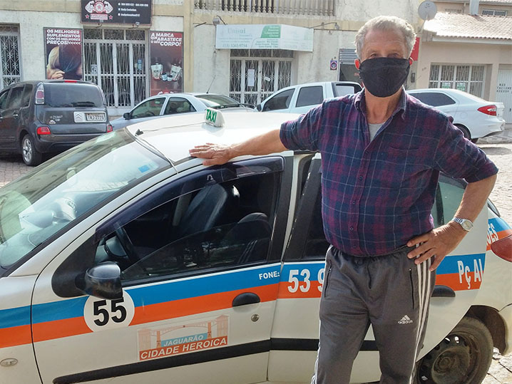 Motoristas de táxi de Jaguarão falam sobre a profissão