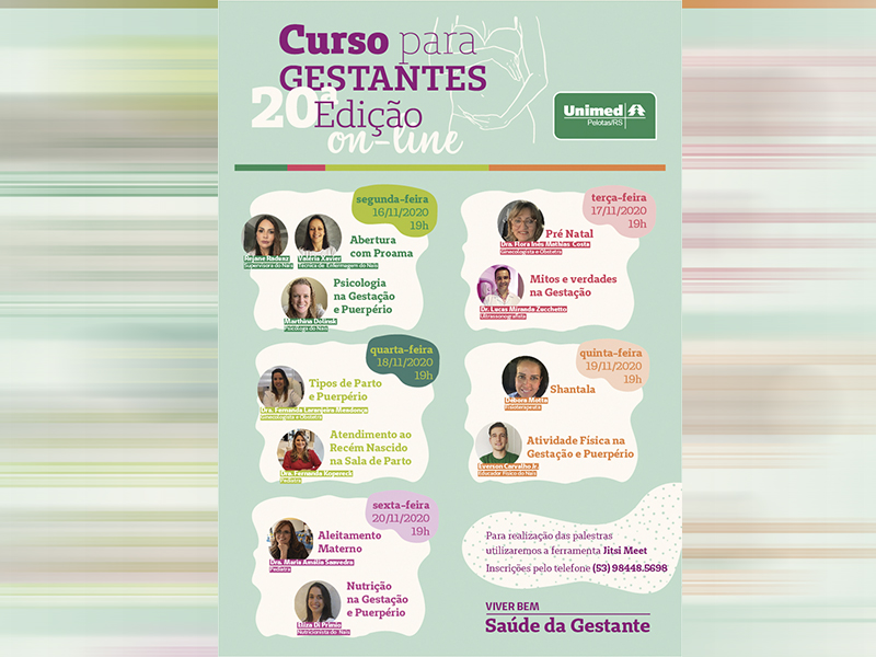 Unimed Pelotas realiza 20ª edição do Curso para Gestantes