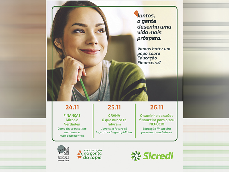 Sicredi Fronteira Sul organiza atividades para a Semana Nacional de Educação Financeira
