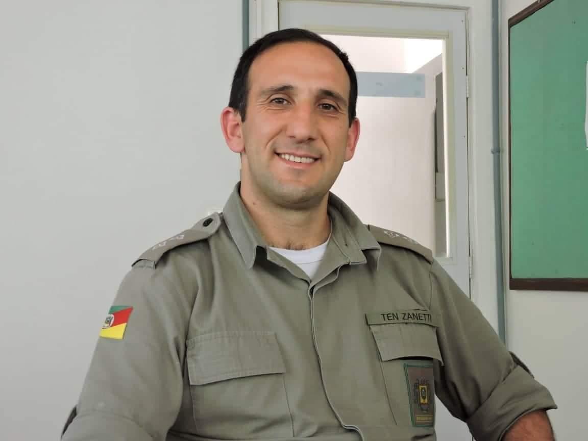 Alteração: Tenente Zanetti deixa comando da Brigada Militar em Canguçu