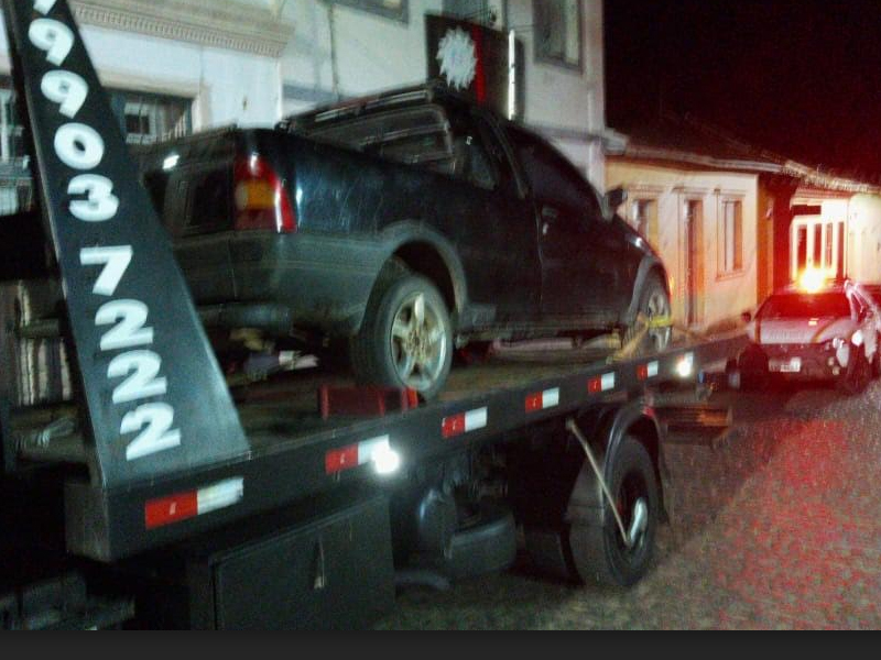 Camionete roubada em Pinheiro Machado é recuperada no interior de Piratini
