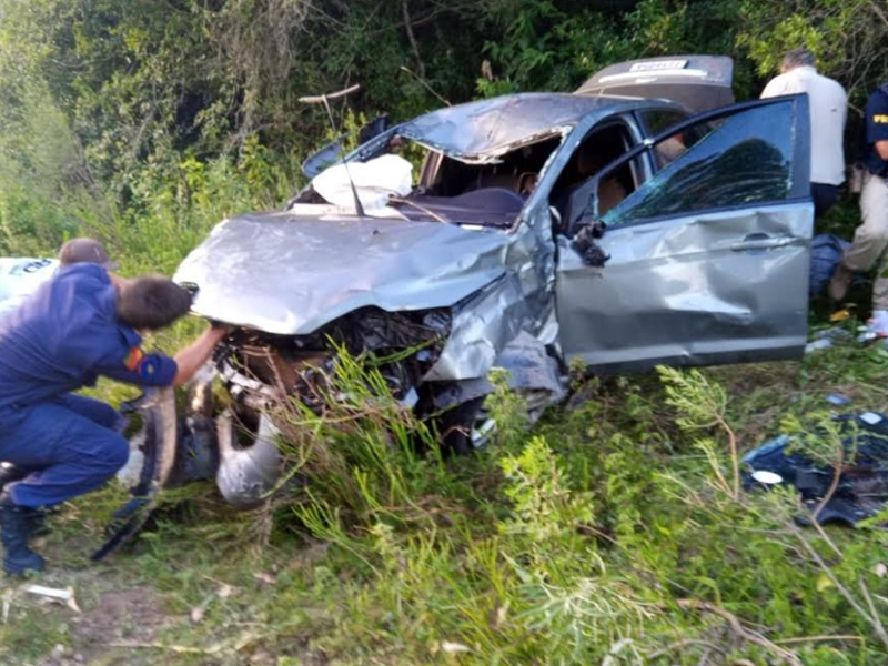 Piratini: Grave acidente na BR 293 causa morte de jovem e deixa a esposa gravemente ferida