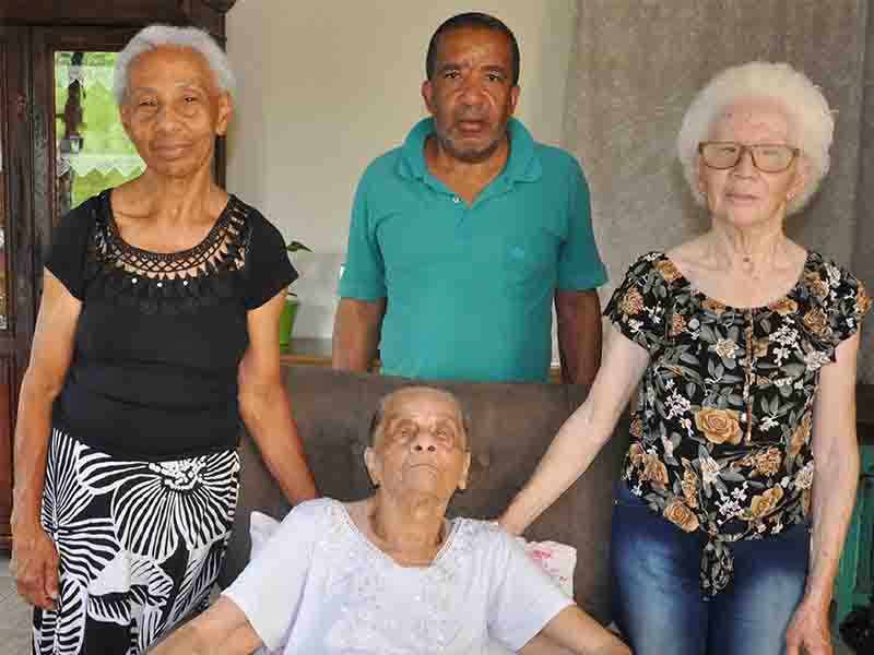 idosa de 100 anos