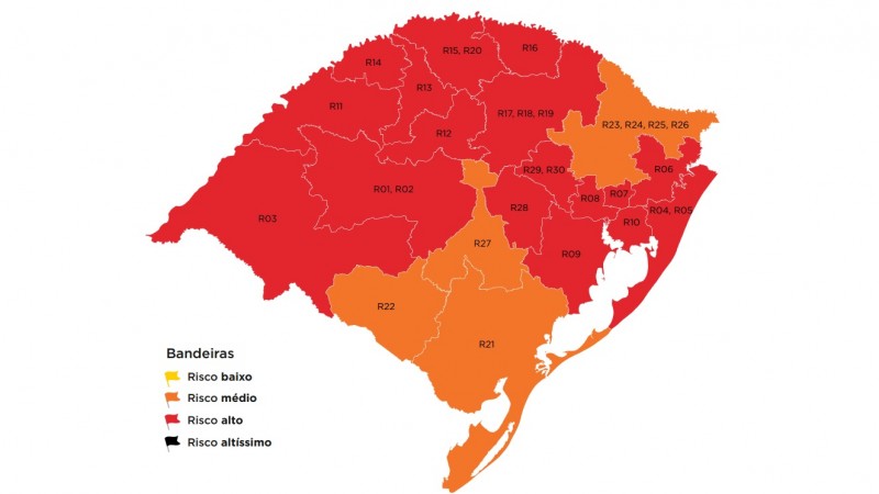Ao indeferir recursos, Estado mantém mapa definitivo com 17 bandeiras vermelhas na 38ª rodada