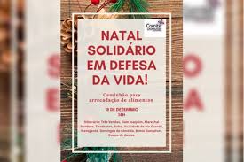 Pelotas: Natal solidário em defesa da vida