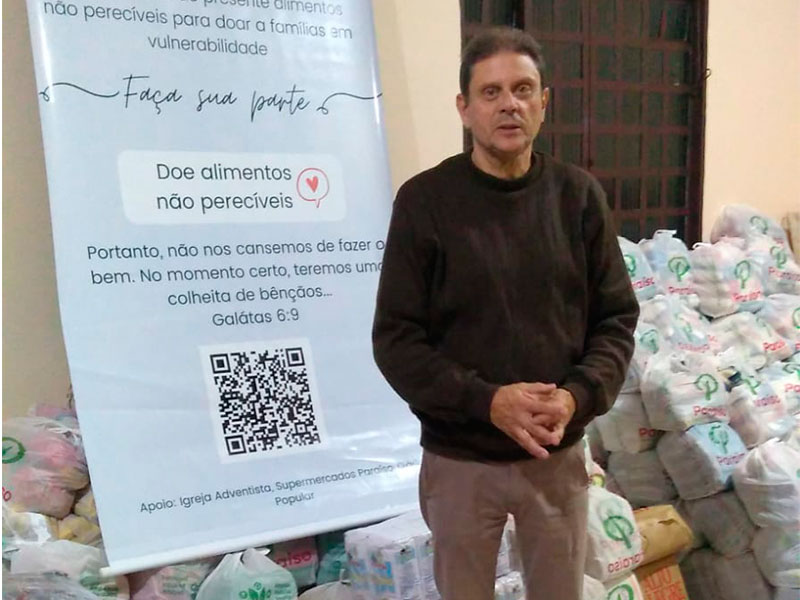 Pelotas: Iniciativa arrecada 2,3 toneladas de alimentos