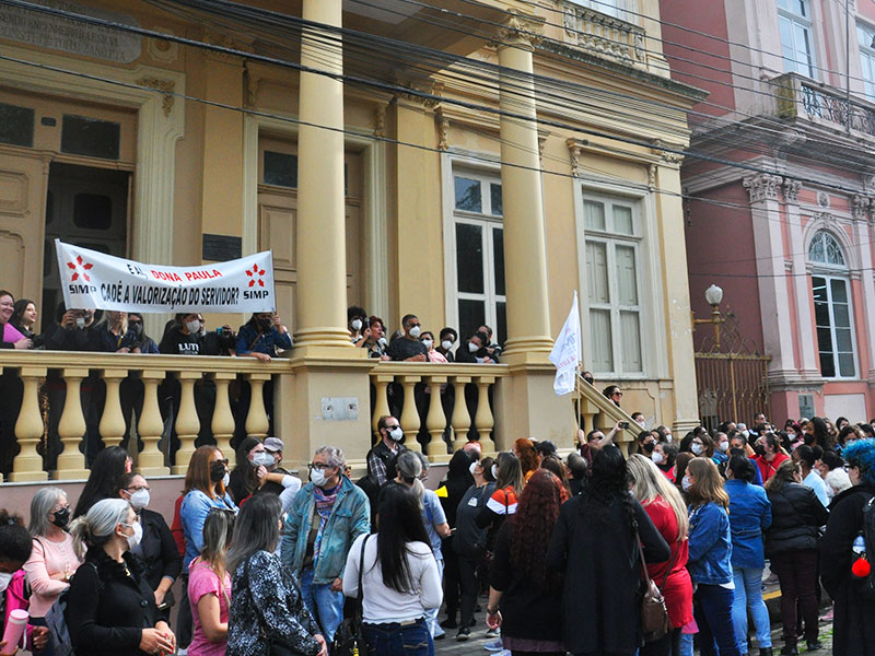 Municipários-protesto