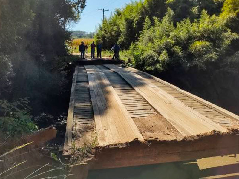 Pelotas: Ponte Marta Helena, no 7º distrito, está interditada