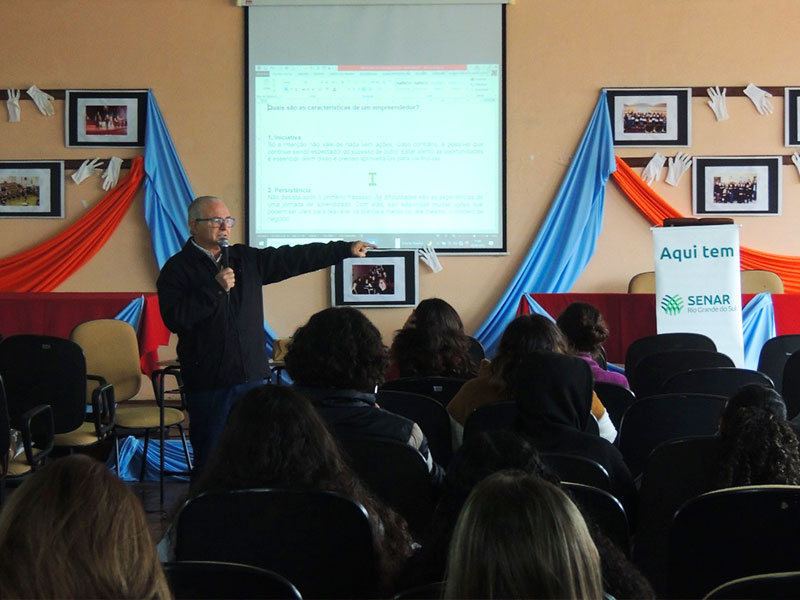 Jaguarão: Parceria disponibiliza palestra sobre empreendedorismo rural para jovens