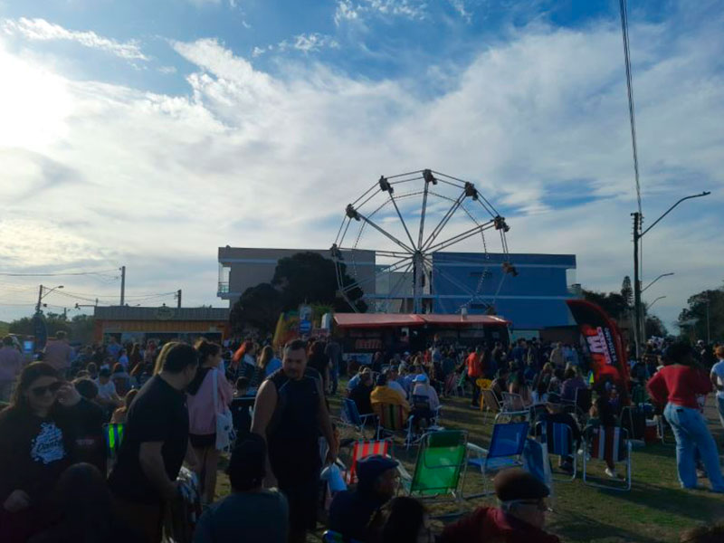 Roda-gigante “Giga Beach” é a nova atração turística da Praia da Barrinha de São Lourenço do Sul