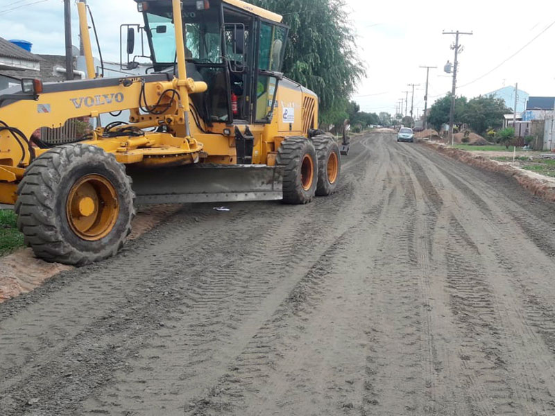 Pelotas: Mais duas vias do Areal passam por obras de requalificação