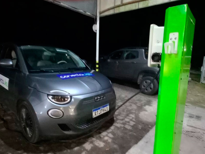 Primeira rota de abastecimento de veículos elétricos começa a ser instalada na Zona Sul