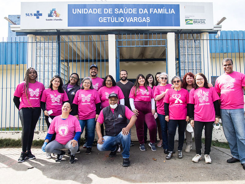 Outubro Rosa: UBS Getúlio Vargas disponibiliza atendimentos para população feminina em Pelotas