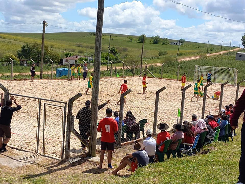 Pedras Altas: Prefeitura inaugura quadra de Areia na Comunidade São Diogo