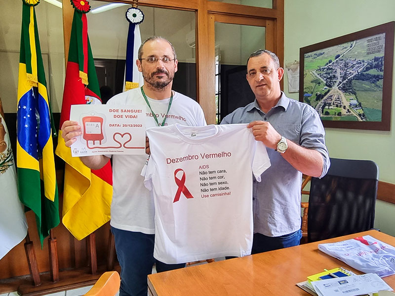 Secretaria de Saúde de Pedras Altas realiza Campanha Dezembro Vermelho