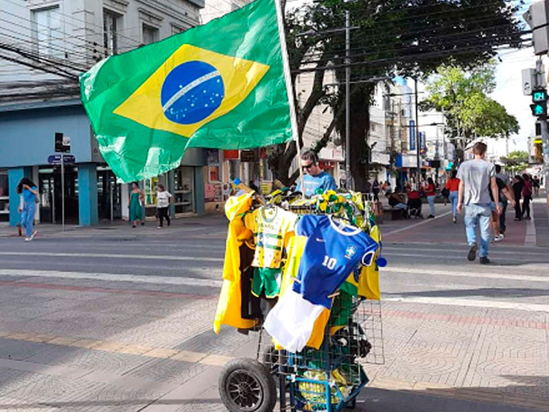 Copa do Mundo esvazia ruas e preocupa comércio pelotense