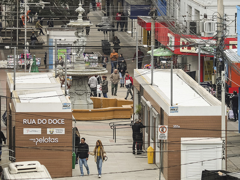 Pelotas: Rua do Doce altera horário neste fim de semana