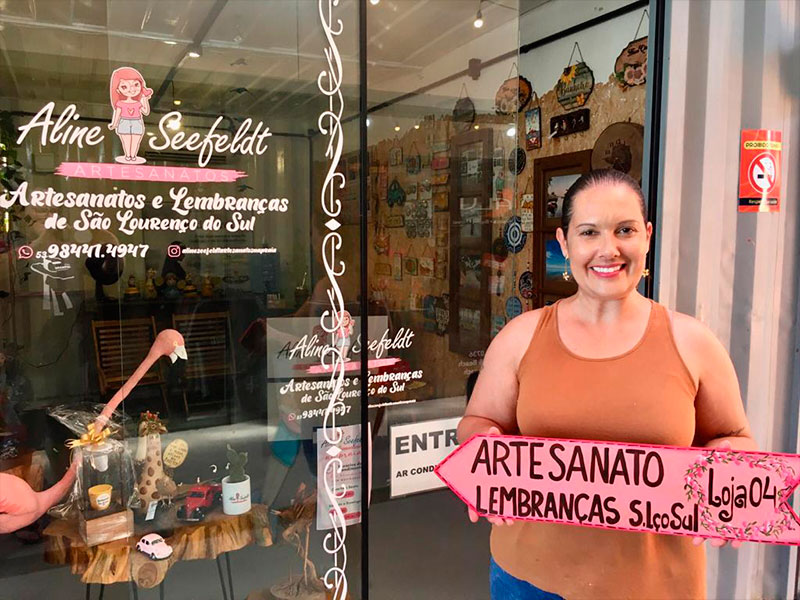 Aline Seefeldt Artesanatos prepara novidades para o Carnaval de São Lourenço do Sul
