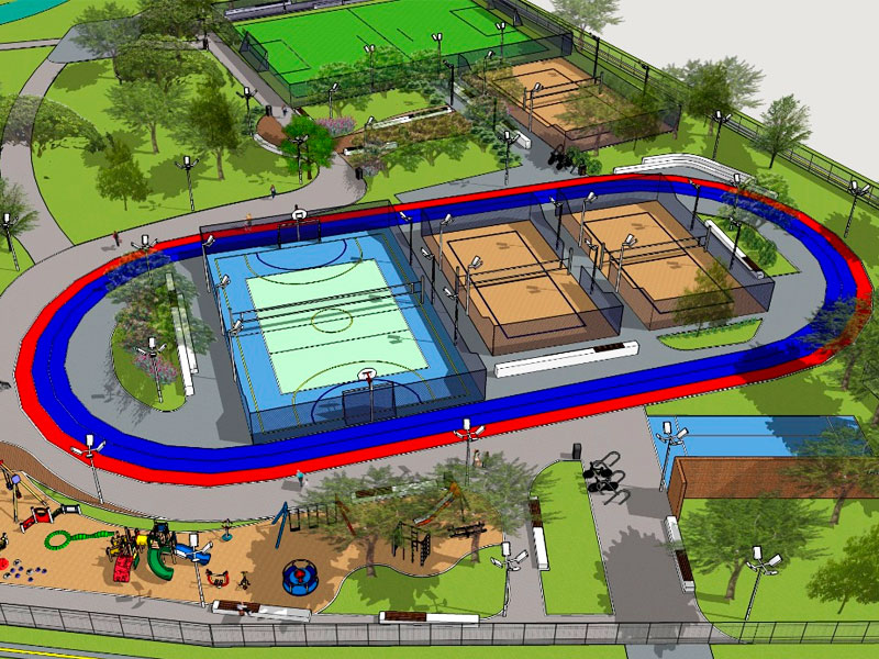 Pelotas: Requalificação do Parque da Baronesa começa pela área esportiva