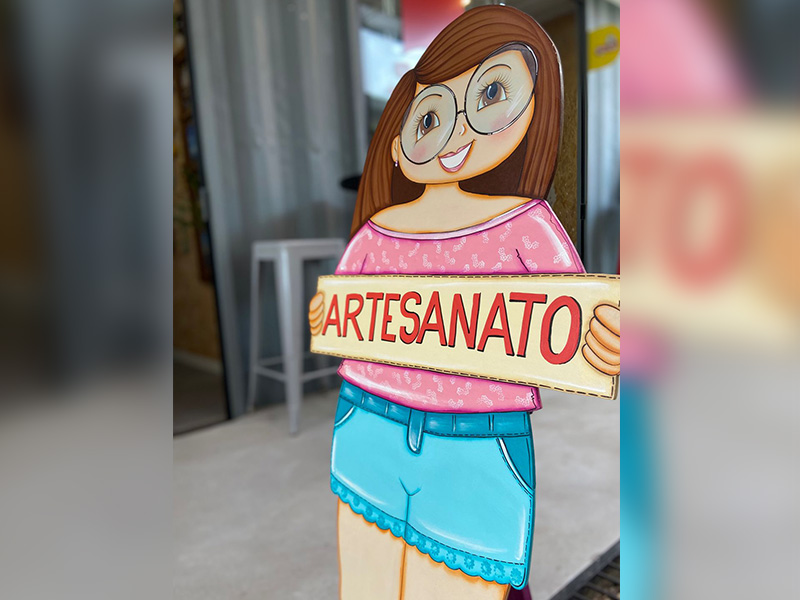 São Lourenço do Sul: Aline Seefeldt Artesanatos na Praia prepara descontos especiais para o Dia do Artesão
