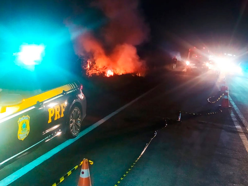 Pinheiro Machado: Morre idosa que ficou gravemente ferida em acidente na BR 293