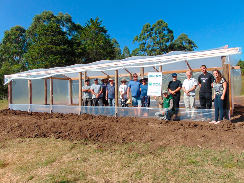 Curso de Manejo e Construção de Estufa do Senar é realizado em Morro Redondo
