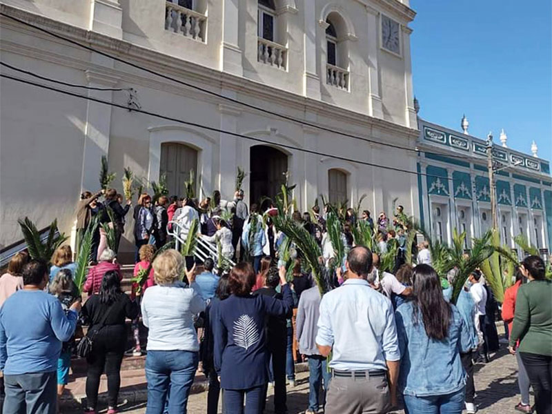Jaguarão: Procissão marca o Domingo de Ramos