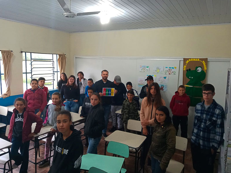Cerrito: Departamento de Meio Ambiente promove ação educativa na Escola São Miguel