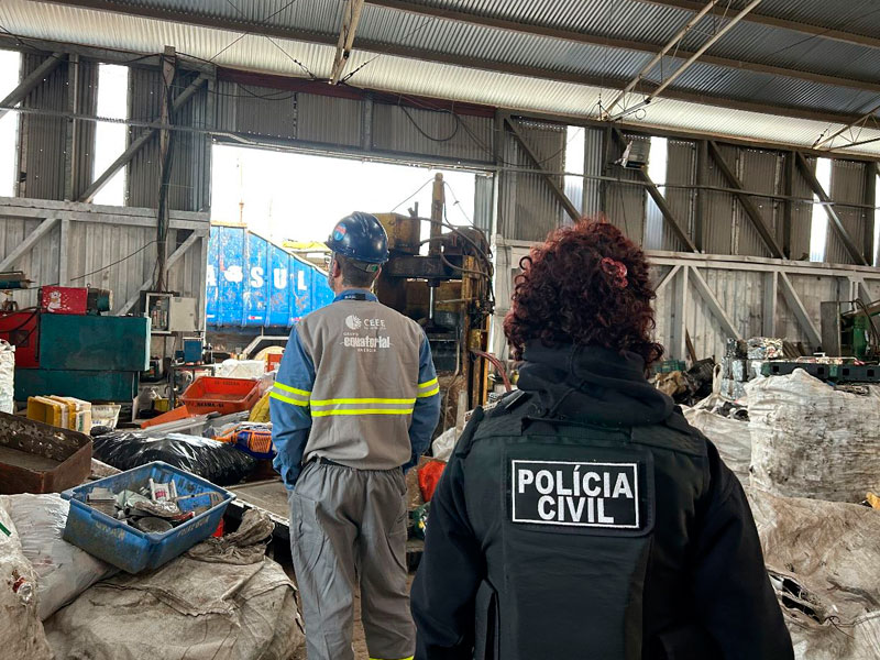 Operação Metal fiscaliza recicladoras em Rio Grande e São José do Norte