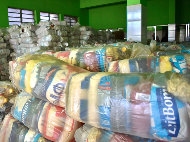 Prefeitura de Canguçu dá início à entrega de cestas básicas para famílias atingidas pela estiagem