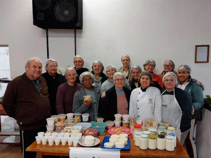 Curso do Senar de Produção de Derivados de Leite é realizado em Morro Redondo