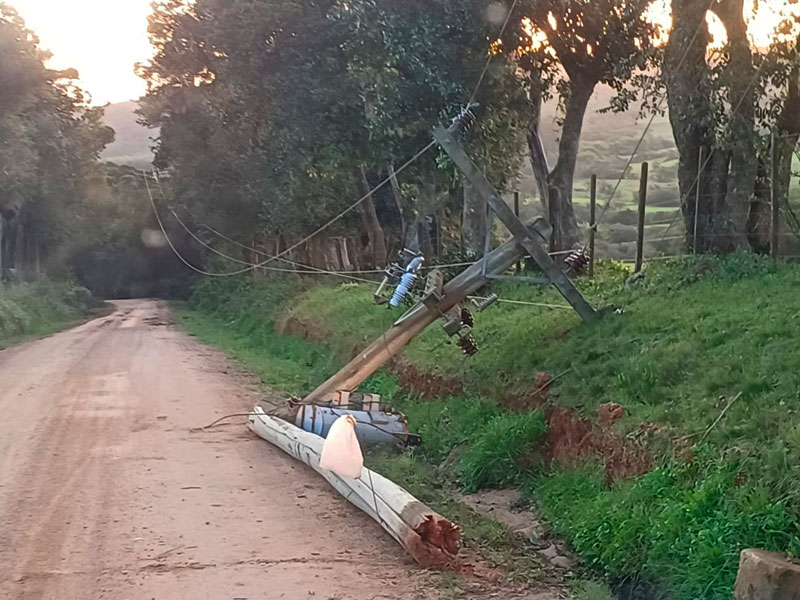 Mesmo após promessa, Zona Sul ainda possui pontos sem energia após passagem do ciclone