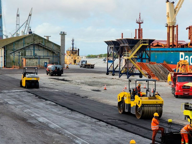 Segunda etapa da pavimentação do Porto do Rio Grande começa neste mês