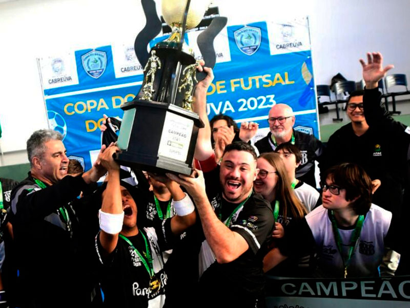 Equipe campeã brasileira de Futsal Down estará em Pelotas