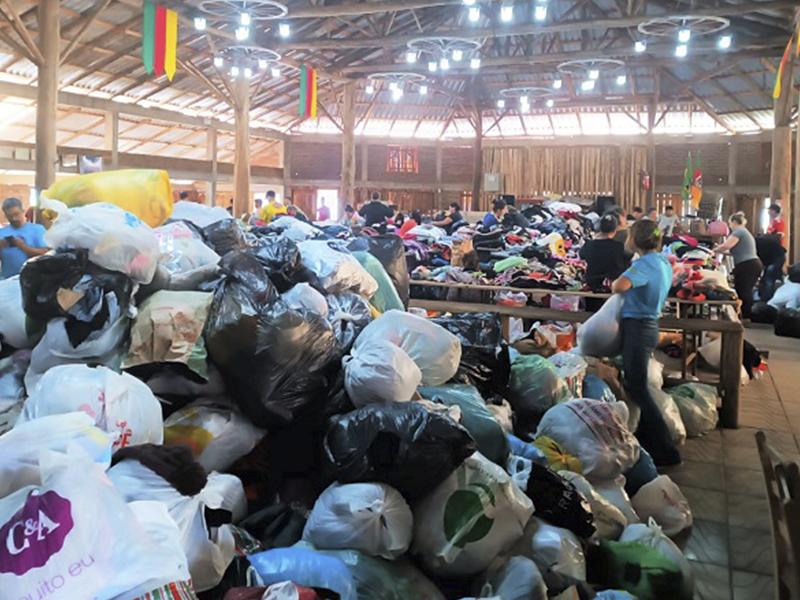 FURG São Lourenço do Sul realizou ação voluntária em Roca Sales