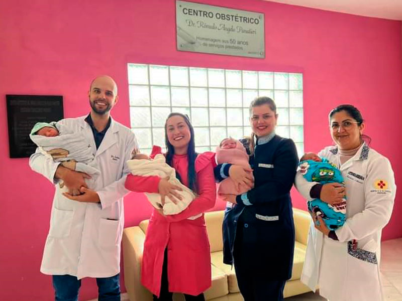 Nascimento de quatro bebês no mesmo dia faz Prefeitura comemorar investimento no Hospital de Piratini