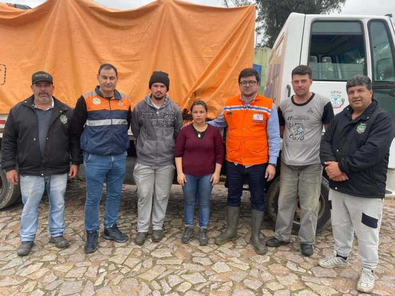 Morro Redondo efetua entrega de doações para Cerrito e Pedro Osório