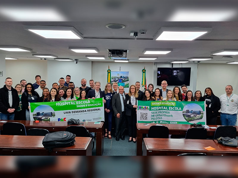 Frente parlamentar em apoio ao Hospital Escola da UFPel é reinstalada na Assembleia Legislativa