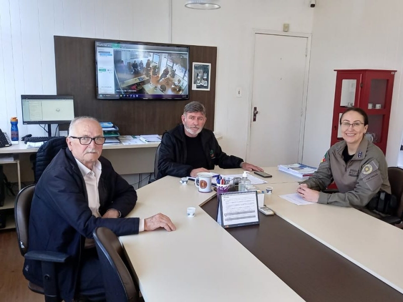 Prefeitura de São Lourenço do Sul realiza reunião com a Brigada Militar