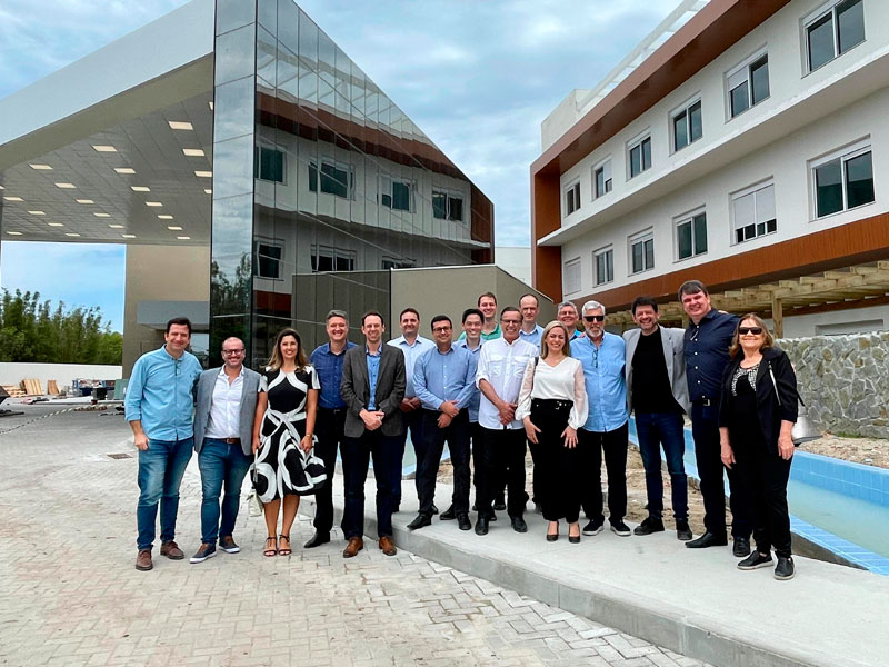 Aliança Pelotas, ACP, Federasul e Yller Biomateriais visitam Hospital Monporto