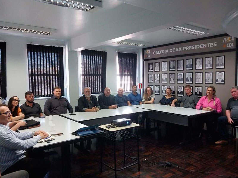 ACI/CDL São Lourenço do Sul apresenta ações ao deputado estadual Gustavo Victorino (Republicanos)
